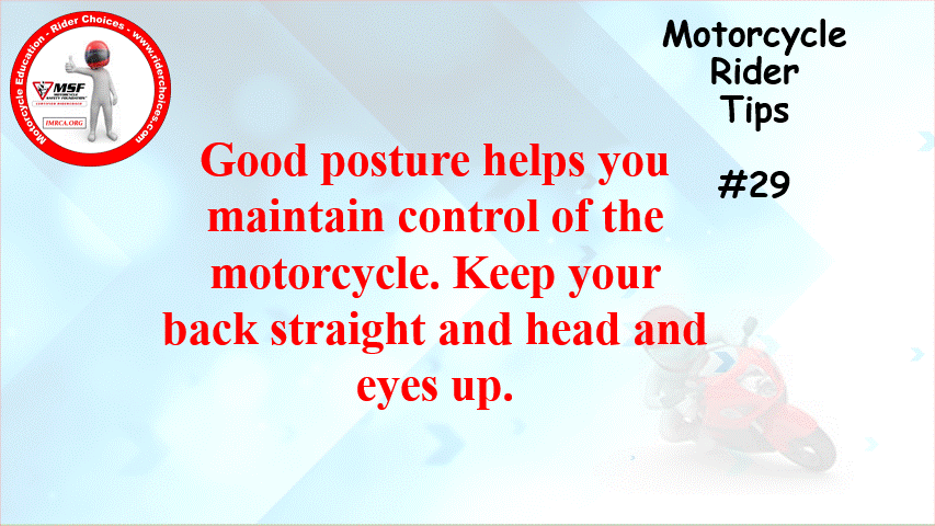 Rider Tip #29