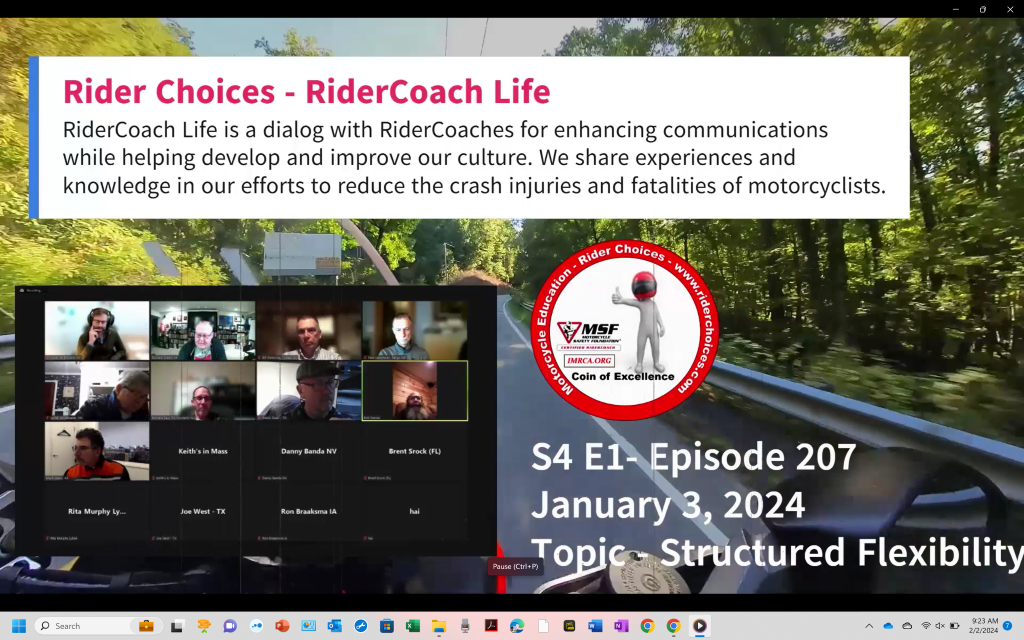 S4 E1 (207) RiderCoach Life: Structured Flexibility